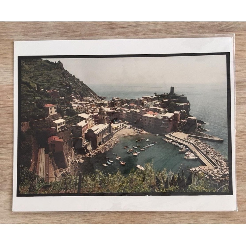 3 Vintage Photos Prints of Italy by Bill Wierzalis Vernazza Venice Arezzo 11x14